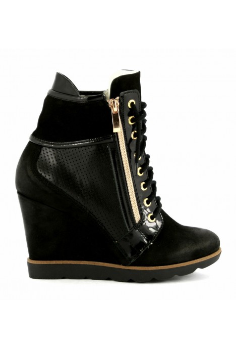 Czarne sneakersy Kerri