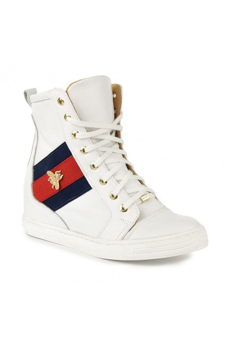 Białe sneakersy Tenisha