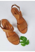 Brązowe sandały Mauricia