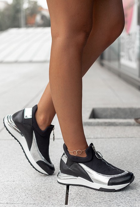 Czarne sneakersy Marien