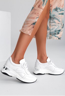 Białe Sneakersy Bianco