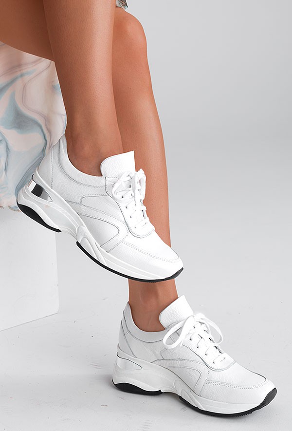 Białe Sneakersy Bianco