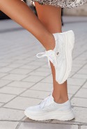 Białe ażurowe sneakersy Formatori