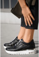 Czarne sneakersy Framboesa