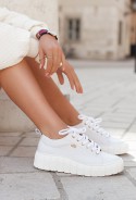Białe sneakersy Neiger