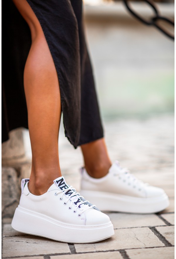 Białe sneakersy Giave