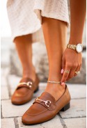 Loafersy Henala brąz jasny